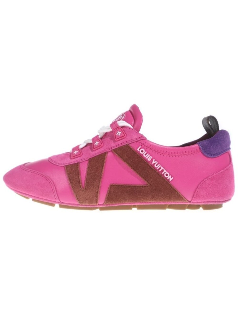 Louis Vuitton LV Sneakers Pink Leather Lace